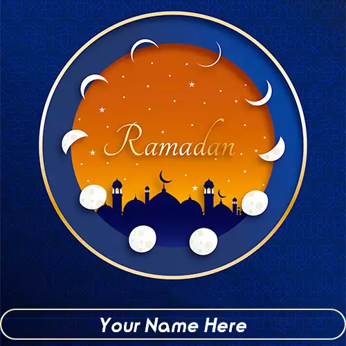 Ramadan Chand Mubarak Wishes With Name